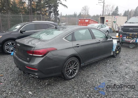 2019 Genesis G80 3.3T Sport z USA, uszkodzony, nr VIN KMHGN4JB0KU285653